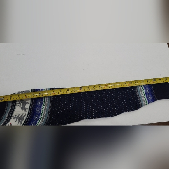 Talbots Navy Blue Fair Isle Sweater Women's Size S - Picture 4 of 9